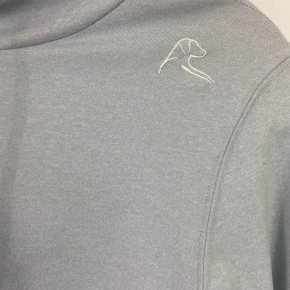 Rhoback Tempo Performance Hoodie Small Women’s Light Blue Athletic Sweatshirt - Picture 4 of 10